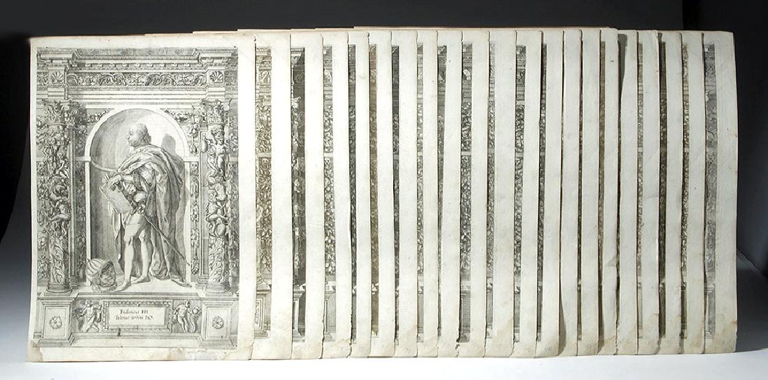 17th C. German Engravings by D.Custodis (set of 21) (1 of 10)