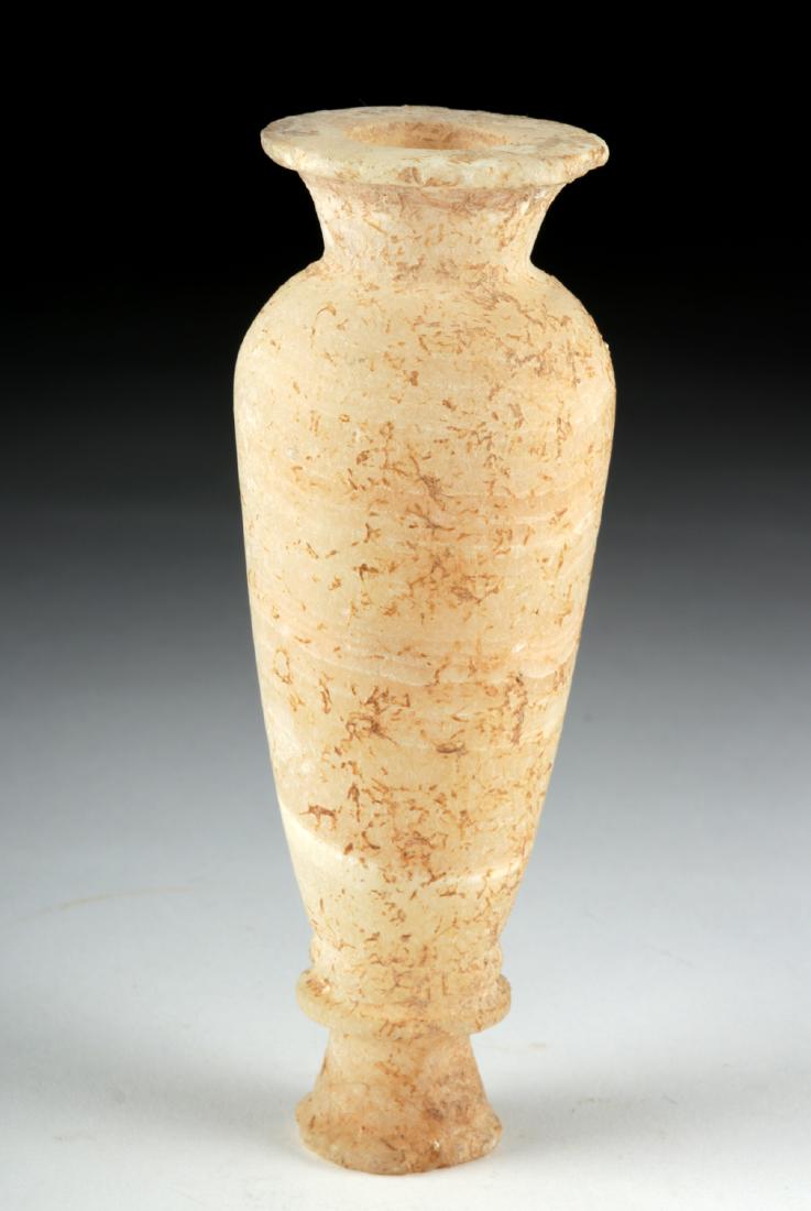 Egyptian Old Kingdom Banded Alabaster Jar - Alabastron (1 of 6)