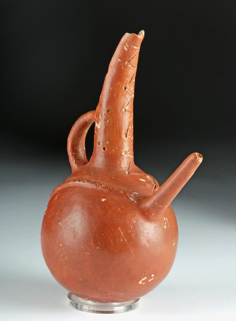 Greek Cypriot Redware Pouring Vessel (1 of 6)