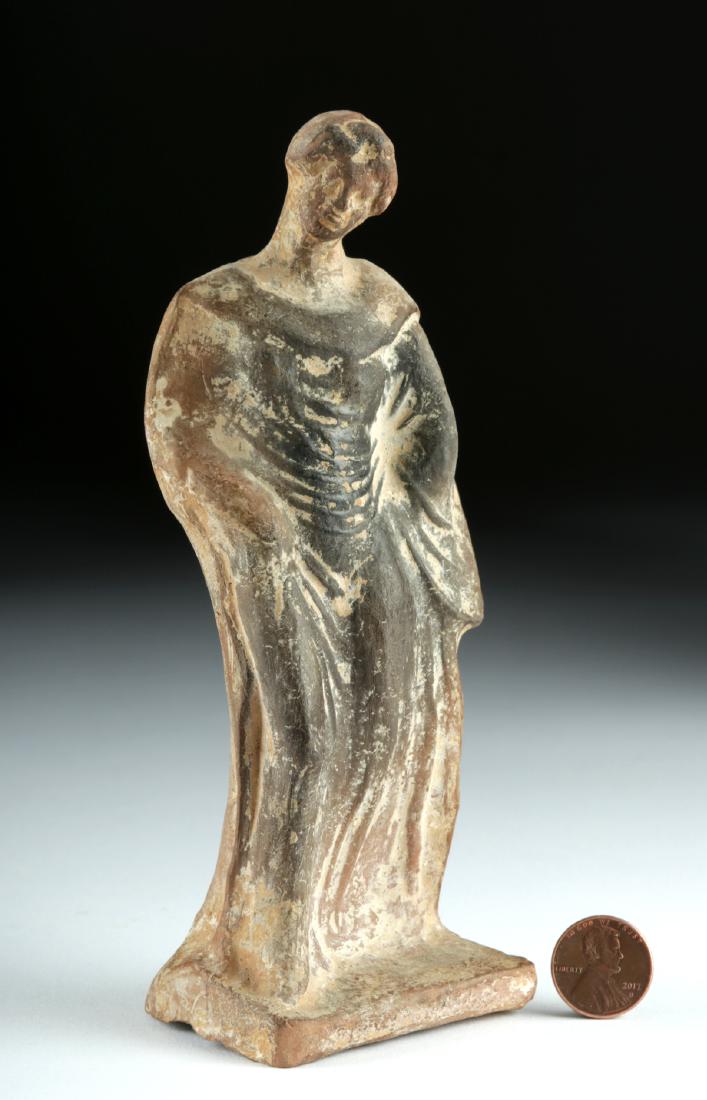 Greek Hellenistic Pottery Standing Female Figure (1 of 6)