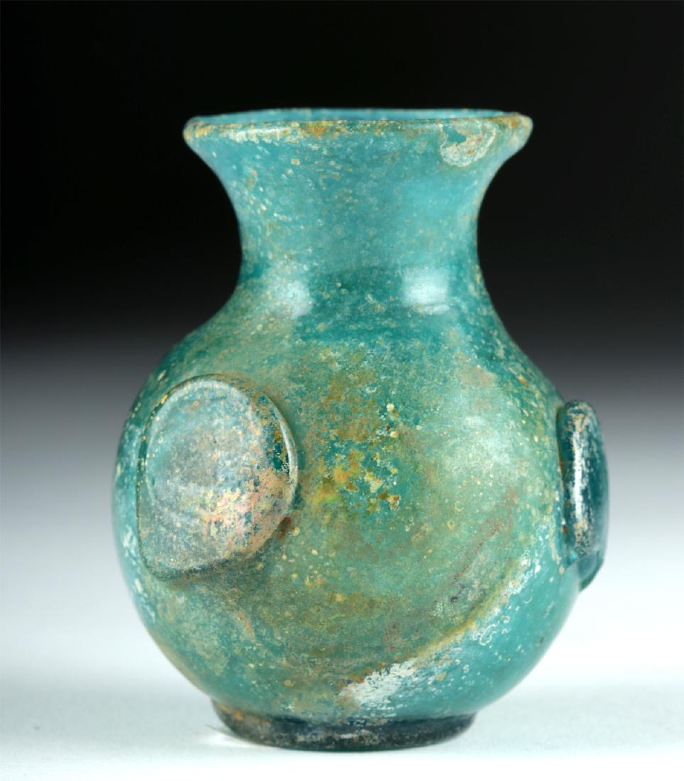 Ancient Sasanian Glass Vessel w/ Applied Dots (1 of 5)