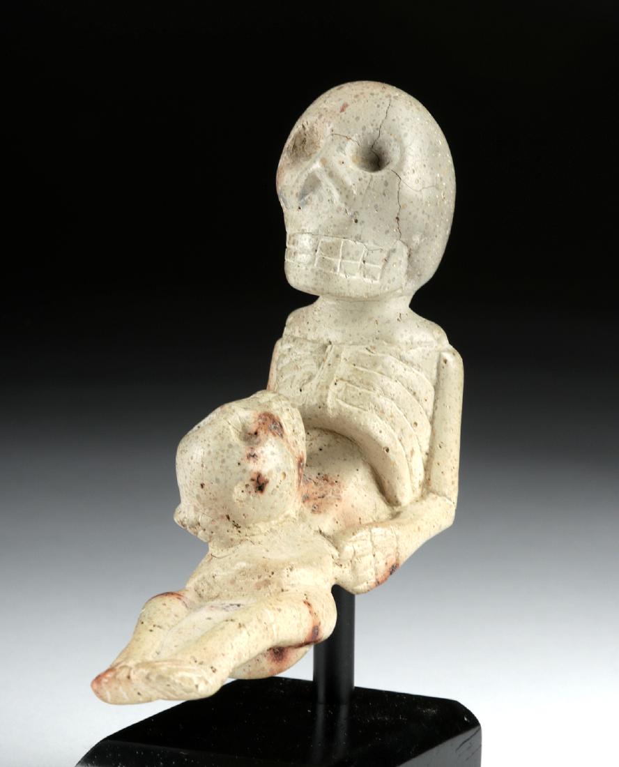 Rare Hopewell Native American Stone Skeleton Pipe (1 of 4)