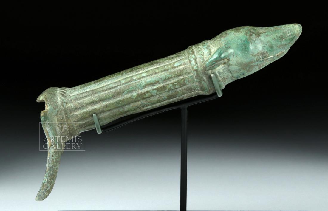 Roman Bronze Patera Handle - Wolf (1 of 5)