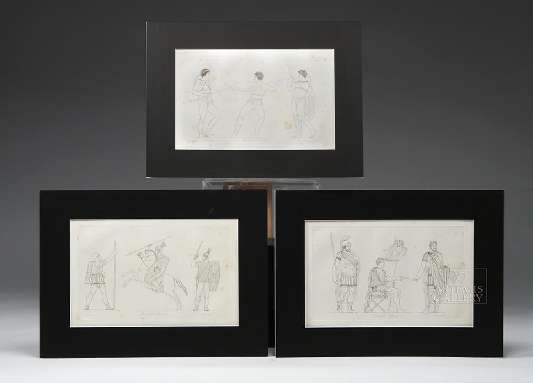 19th C. British Engravings by T. Baxter, Ex-MFA Boston (1 of 6)