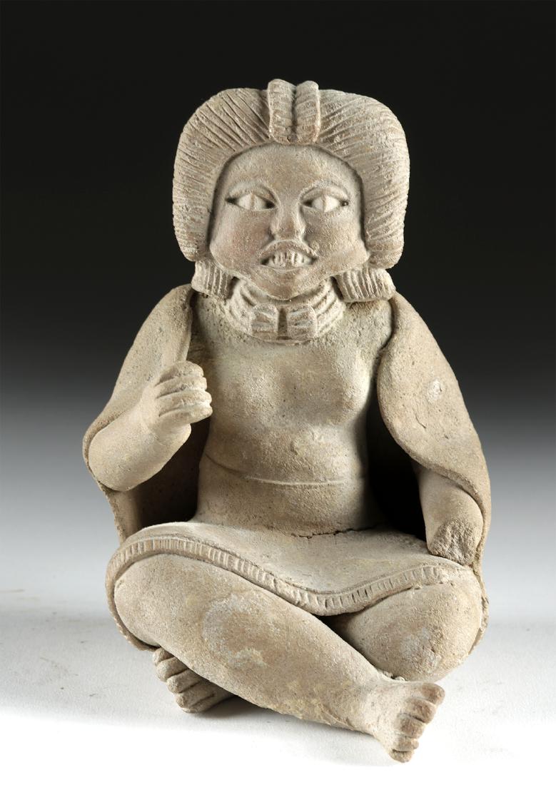 Olmec / Proto Maya Pottery Seated Female Figure (1 of 6)