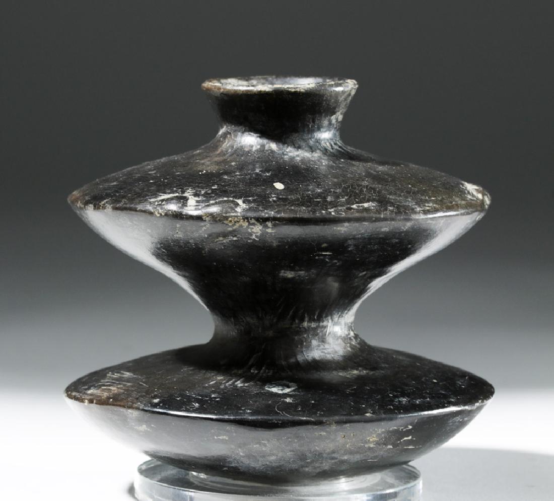Unusual Jalisco Blackware Double-Spooled Vessel (1 of 6)