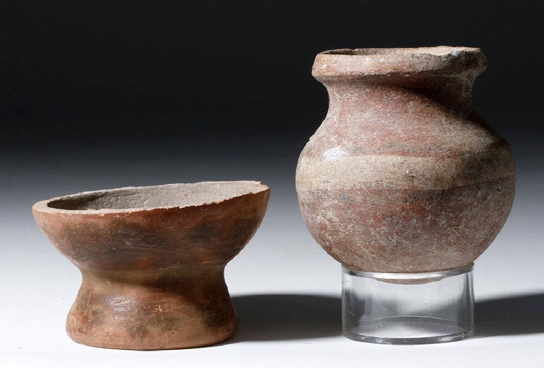Lot of 2 Pre-Columbian West Mexican Pottery Vessels (1 of 5)