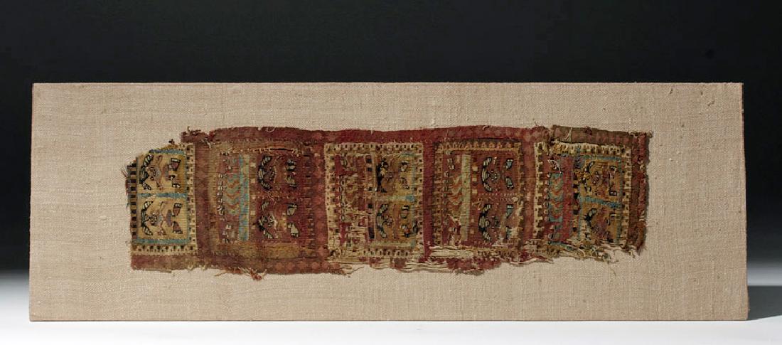 Sican / Chimu Textile Panel - Warrior Figures (1 of 4)