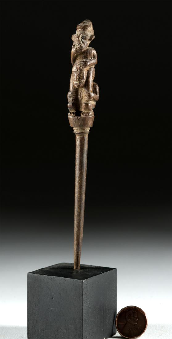 Chimu Wood Tupu with Two Figures (1 of 4)