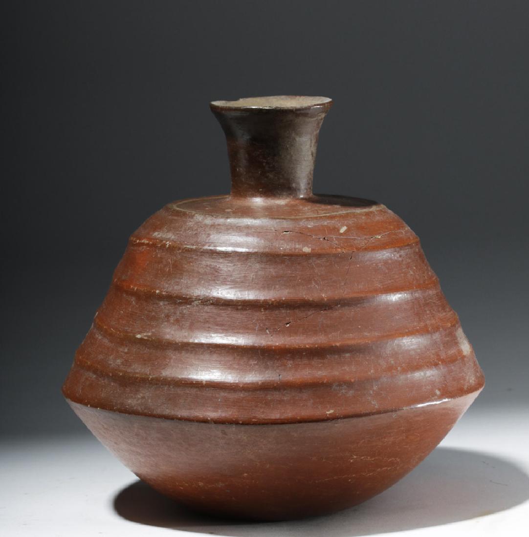 Colima Redware Olla w/ Interesting Fluted Design (1 of 6)