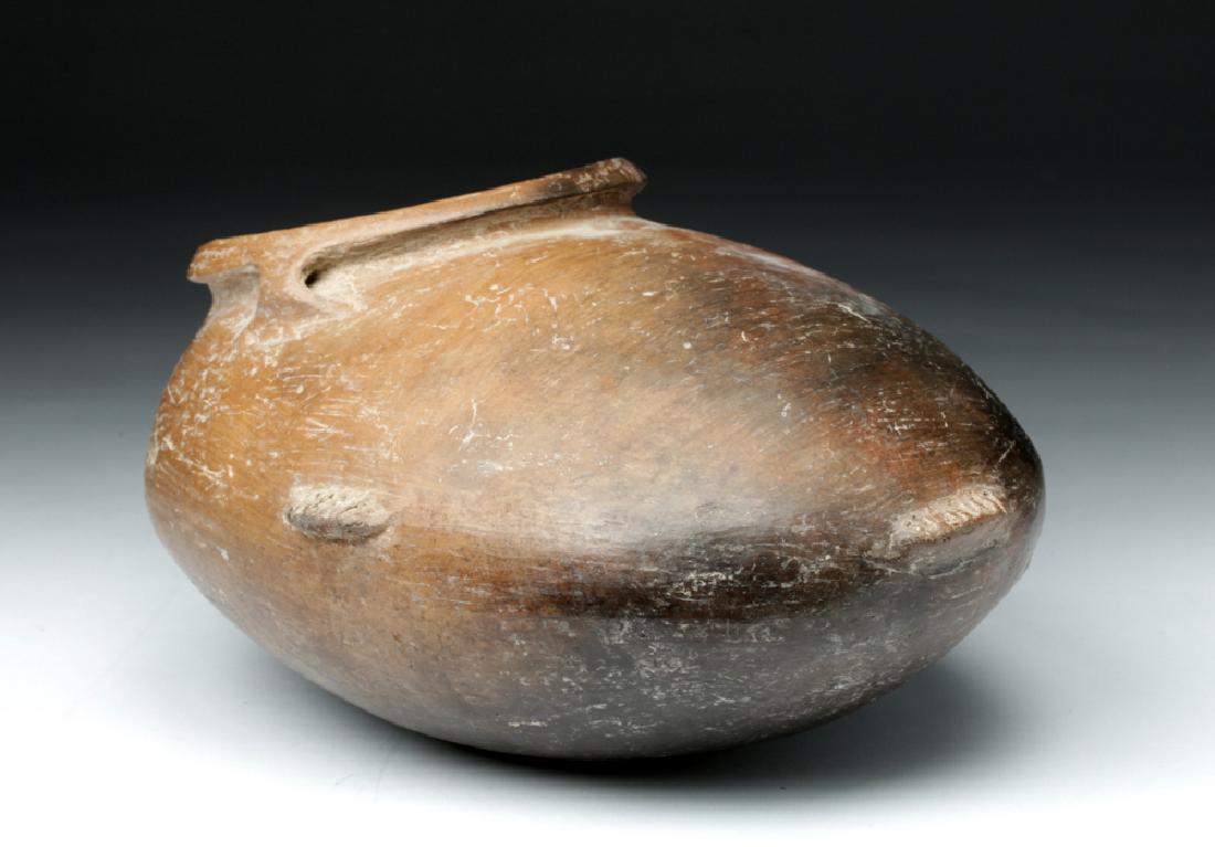 Pre-Columbian Michoacan Redware Foot Jar (1 of 6)