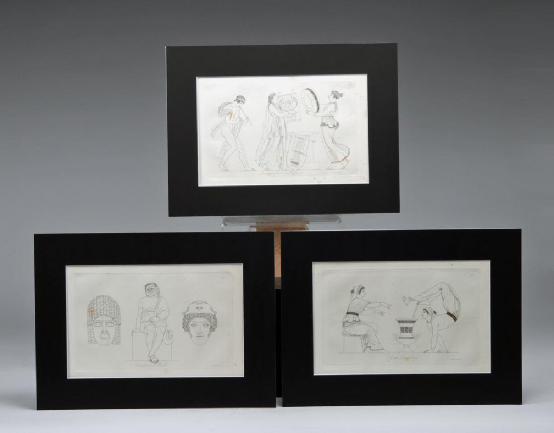 19th C. British Engravings by T. Baxter, ex-MFA Boston (1 of 7)