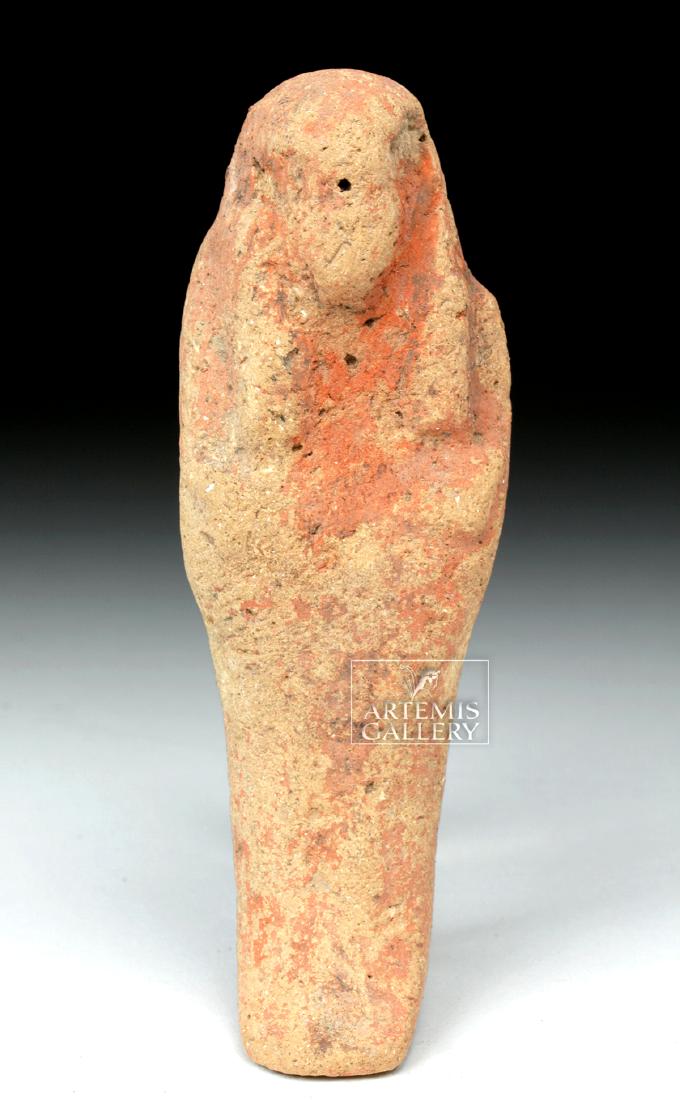 Egyptian Third Intermediate Period Terracotta Ushabti (1 of 4)