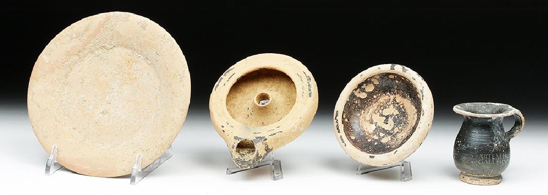 Lot of 4 Greek Apulian Terracotta Vessels (1 of 6)
