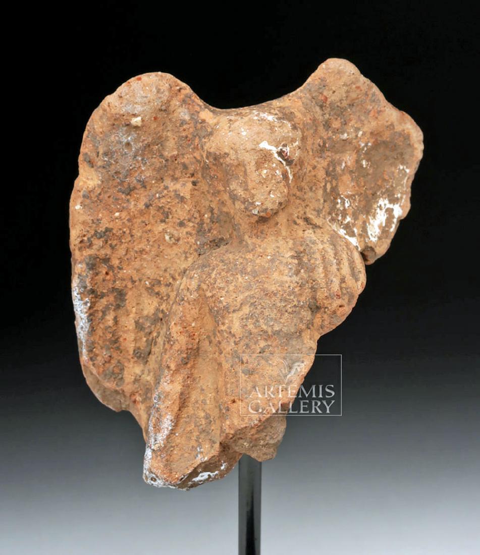 Ancient Greek Terracotta Fragment of Winged Figure (1 of 5)