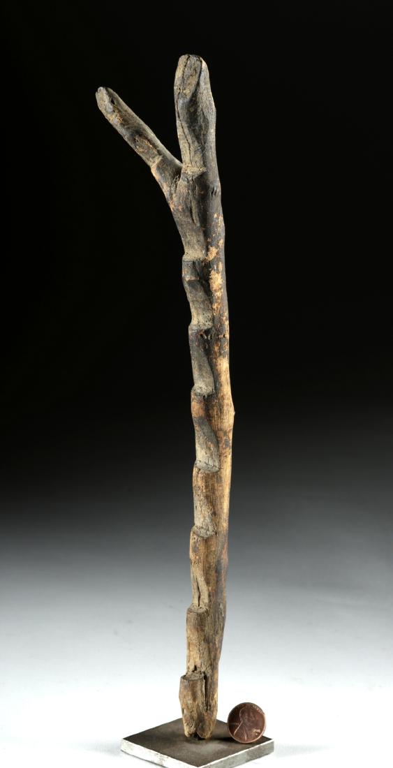 Early 20th C. African Dogon Wooden Votive Ladder (1 of 4)