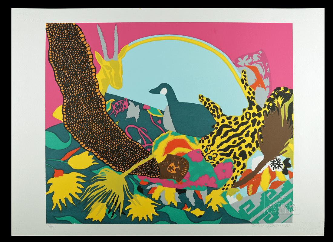 Signed Hunt Slonem Original Color Silkscreen - 1980: **Originally Listed At $150** Hunt Slonem (American, b. 1951), original color silkscreen on Arches paper, untitled, 1980. Signed and dated in pencil on the lower right. Numbered 22/250 in pencil on lo