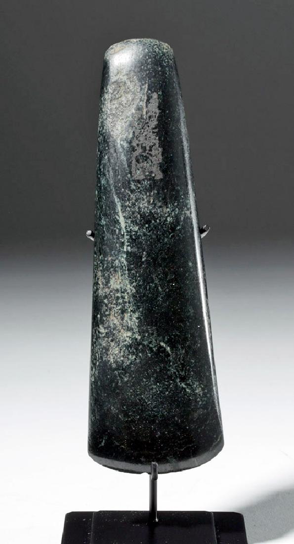 Gorgeous Olmec Blue-Green Jade Celt (1 of 6)