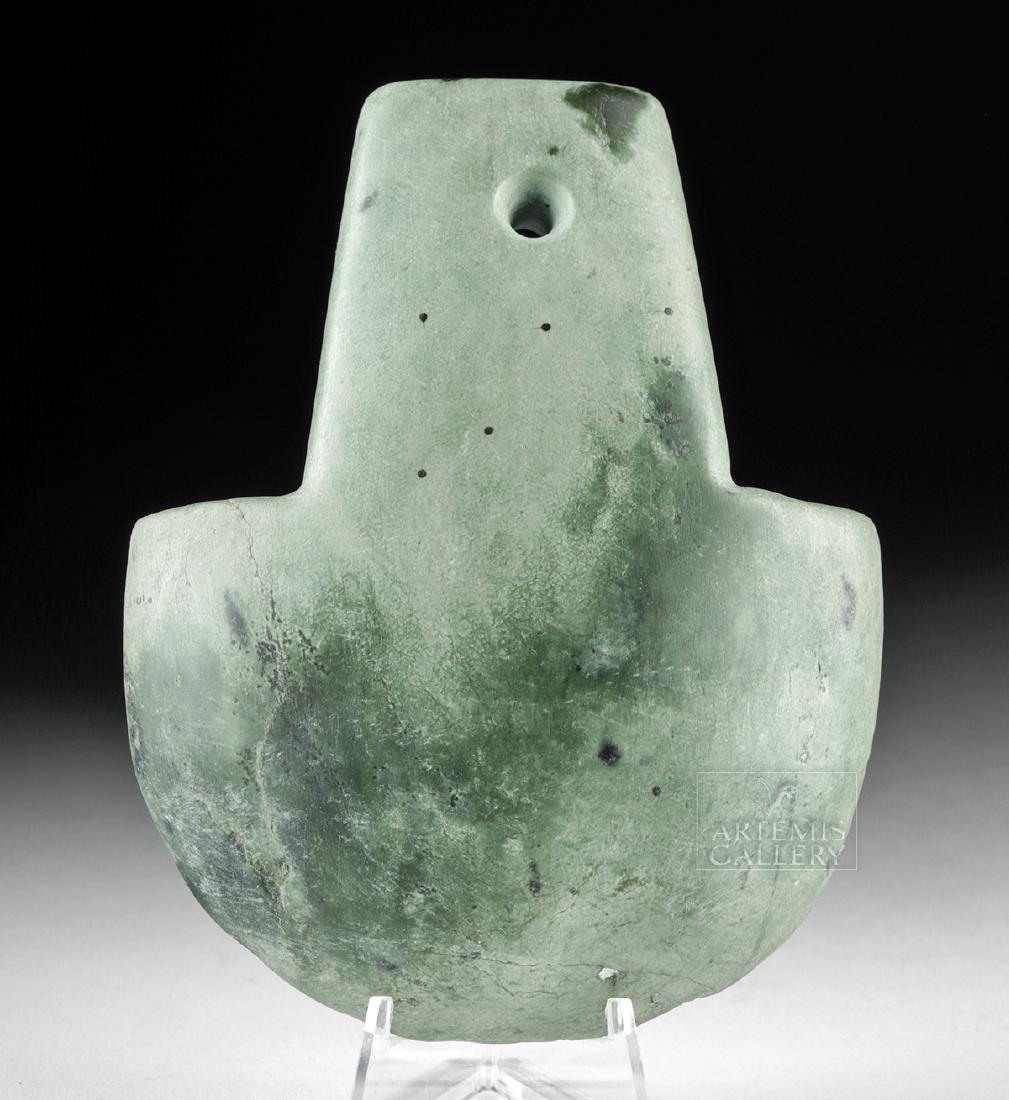 Museum Exhibited Ecuadoran Stone Votive Axe Pendant (1 of 3)