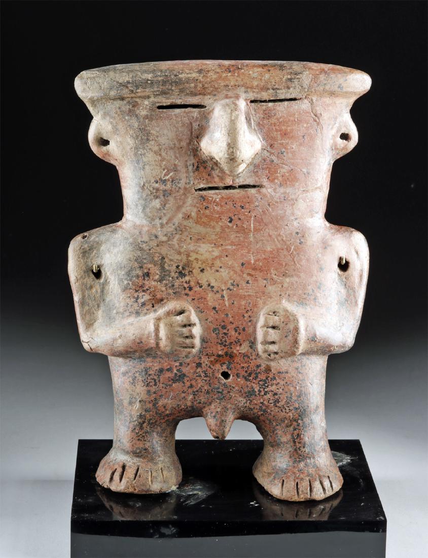 Quimbaya Pottery Standing Male Flat Figure (1 of 4)