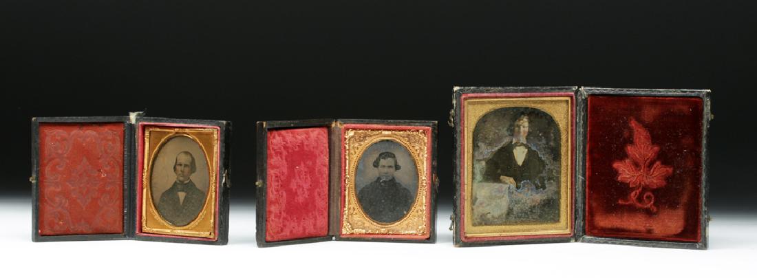 19th C. American Daguerreotypes (2) + Tintype (1 of 3)