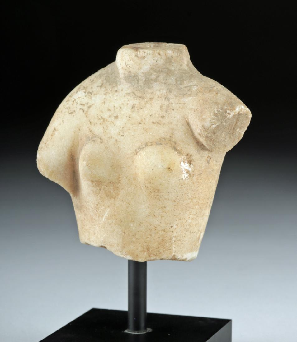 Roman Marble Torso of a Nude Female: 100% of the Hammer price of all lots sold in this auction will be donated to the Walk to End Alzheimer's Disease, the world's largest event to raise awareness and funds for Alzheimer's care, support a
