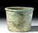 Egyptian Late Dynastic Blue Faience Offering Cup - 4