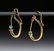 Lot of 2 Matched Roman Gold & Glass Bead Earrings - 2 g - 3