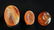 Lot of 3 Roman Carnelian Intaglios