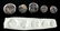Lot of 5 Sassanian Obsidian Stamp Seals - Pierced