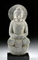 Gandharan Schist Seated Figure - Meditative Pose