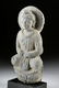 Gandharan Schist Seated Figure - Meditative Pose - 3