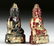 Miniature 19th C. Siamese Gilded Glass Buddhas (2) - 2
