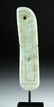 Gorgeous Olmec Jade Pendant w/ Incised Designs