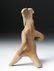 Rare Olmec Pottery Seated Male Figure - 3