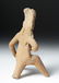 Rare Olmec Pottery Seated Male Figure - 4