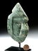 Fine Mezcala Guerrero Jadeite Face Pendant - 2
