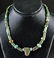 Maya Jade & Greenstone Necklace w/ Face Pendant - 5