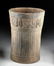 Maya Brownware Cylinder Vessel - Glyphoids