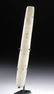 Maya White Quartz Pendant w/ Incised Glyphs