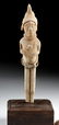 Maya Jaina Pottery Standing Figural Whistle - 2