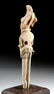 Maya Jaina Pottery Standing Figural Whistle - 4