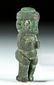 Rare Miniature Chavin Copper Figure w/ Pyrite Eyes