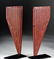 Gorgeous Nazca Redware Panpipes - Matched Pr - 2