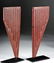Gorgeous Nazca Redware Panpipes - Matched Pr - 4