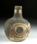 Late Nazca / Huari Polychrome Skull Flask - 3