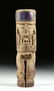 Huari Wood Standing Totem w/ Shell Inlay - 2