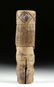 Huari Wood Standing Totem w/ Shell Inlay - 4