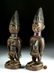 Early 20th C. African Yoruba Wooden Ibeji Twins - 3