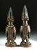 Early 20th C. African Yoruba Wooden Ibeji Twins - 4